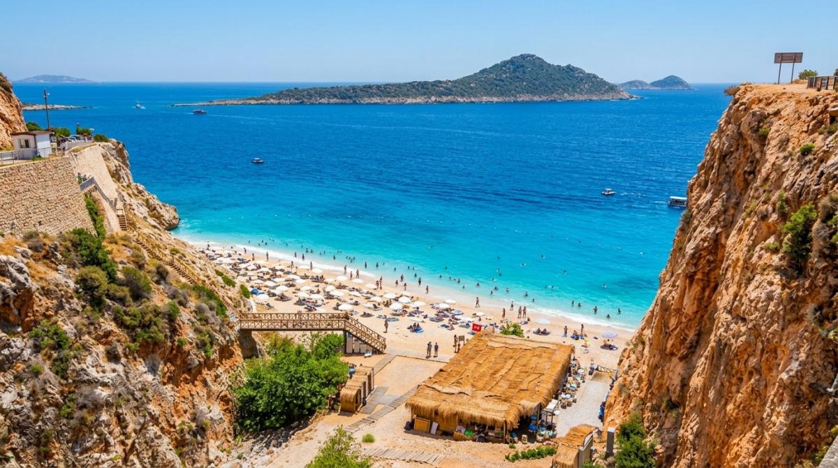 Kaputaş Plajı Merdivenleri: 187 Basamak Gerçekten Zor mu? - Kaputaş Plajı Kaş Kalkan