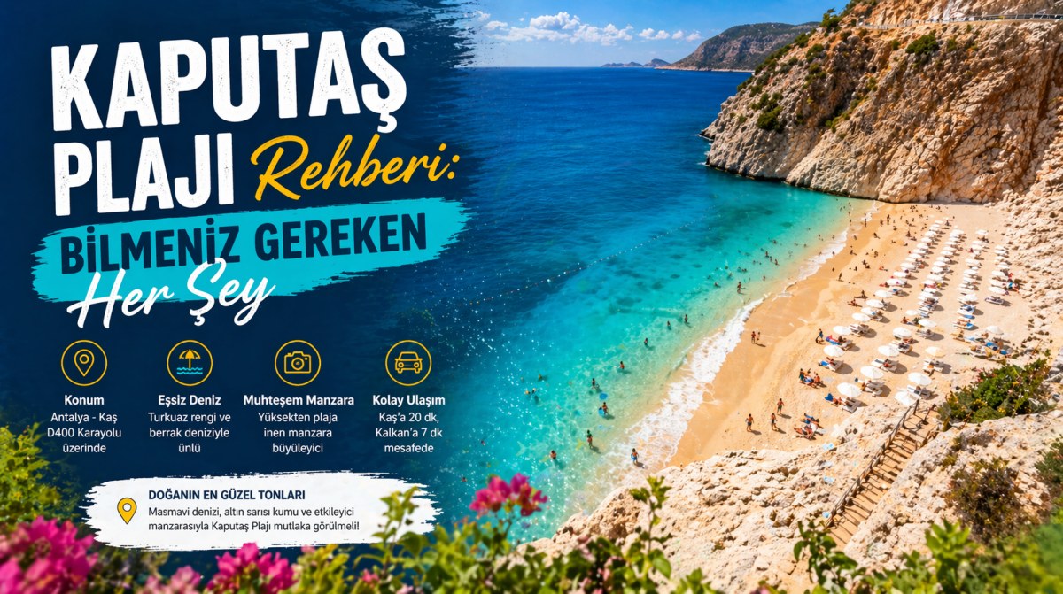 Kaputaş Plajı Rehberi: Bilmeniz Gereken Her Şey - Kaputaş Plajı Kaş Kalkan